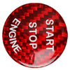 BMW F-Chassis Keyless Start Button Cover Carbon Fiber Red (1-6)