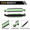 Jeep Wrangler TJ JK JKU (2007-2018) Black Green 2 x Door Limiting Straps