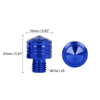 Motorbike Motorcycle 2pcs 10mm Blue Mirror Hole Plugs