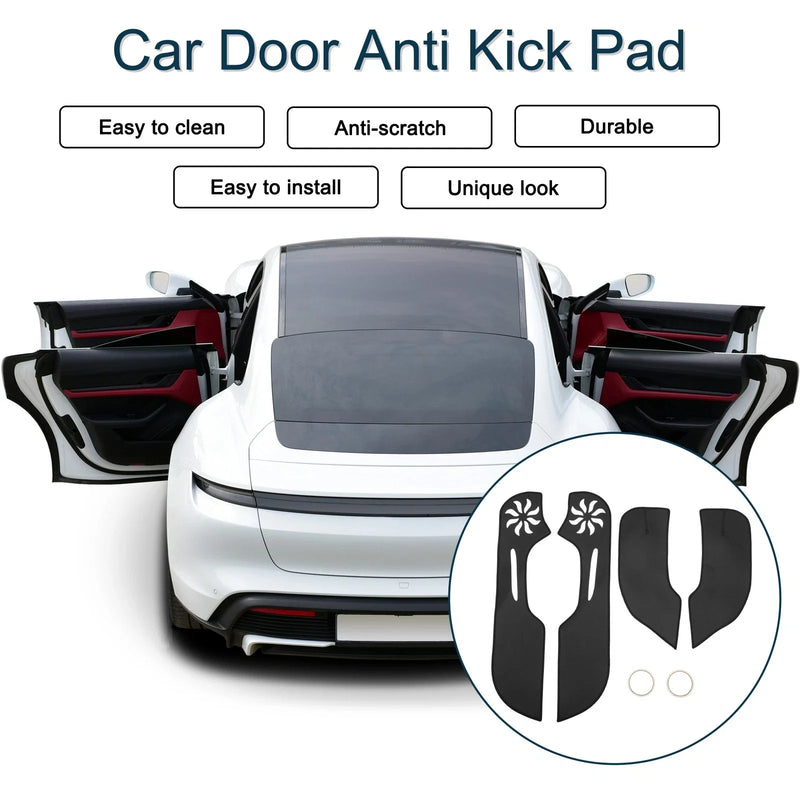 Honda Civic (2012) - Black Car Door Anti Kick Pad Sticker Protector