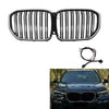BMW X5 X5M G05 (2019-2023) with LED Light Black Kidney Grille