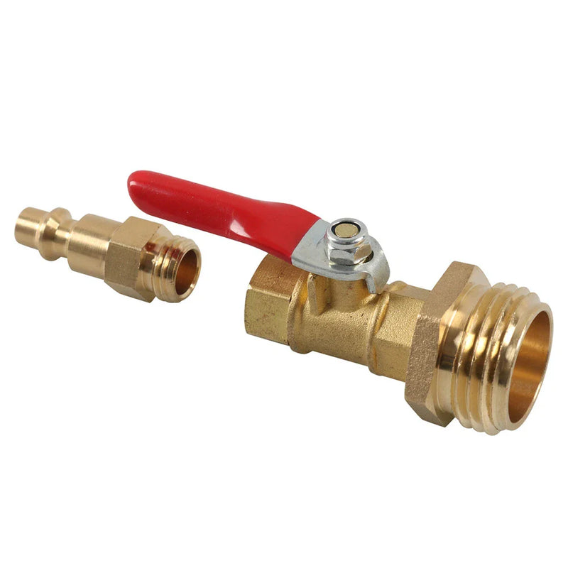 RV Winterize Blowout Adapter 1/4 Inch Male Quick Connect Plug