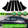 Honda Accord 2018-2021 Glossy Black Window Door Trim Covers (2018-2021)