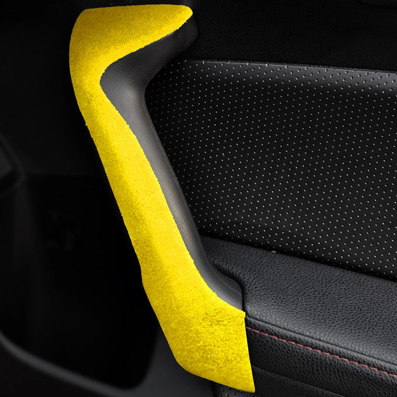 Subaru BRZ 86 (2013-2020) Yellow Suede 2 x Door Handle Armrest Covers
