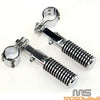 Honda Harley Dyna 1 1/4" Engine Crash Bar Foot Pegs