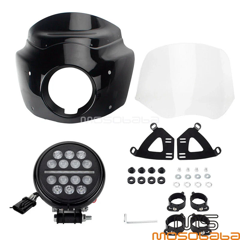 Harley FXLRS 114 / 117 11" Windshield & 5.75" Headlight (2020-2023)