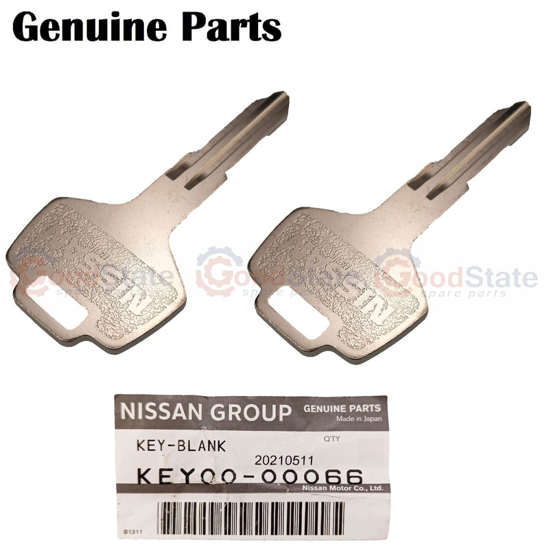 Nissan Patrol Y60 GQ Skyline R32 R33 Key Blank Uncut x2