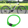 Anti-Theft 4-Digit Mini Bicycle Lock Ring - Green