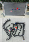 Holden Commodore VT VX V6 97-02 Aluminum Radiator + Black Silicone Hose