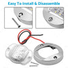 Boat 4 x LED Round Marine Boat Cabin Deck Courtesy Lights (N/A)