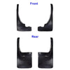 Splash Guard Mud Flap Rubber Set 4 F+R Fits Nissan Navara D40 2WD Truck 2005-14