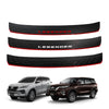 Toyota Fortuner Red Rear Bumper Step Door Scuff Plate (2015-2022)