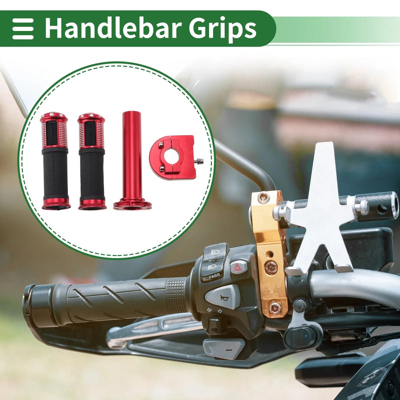 Motorcycle 7/8" 22mm Motorcycle Hand Grips Cover Kit