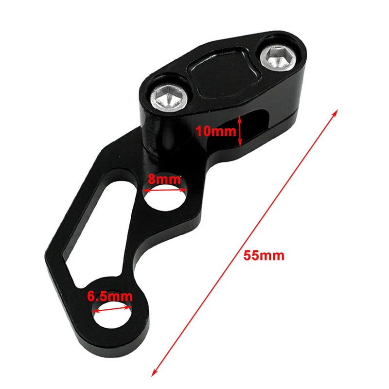 Motor Bikes Aluminum Red Oil Pipeline Brake Line Clamp Protector