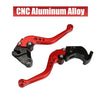 Kawasaki Red 2 x Brake Clutch Levers Adjustable Folding CNC