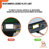 Nissan Navara D22 Rear Bumper License Plate Light (1997-2005)