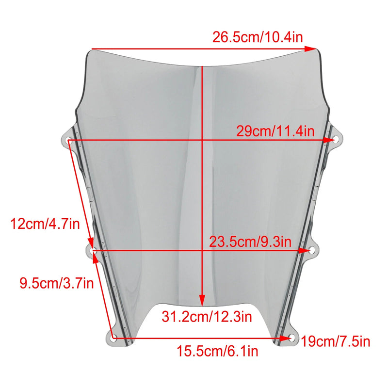 Suzuki GSX-8R Windshield (2023-2025)