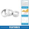 Chevy Malibu 2017-2022 Silver Tone Volume Knob Ring Cover (2017-2022)