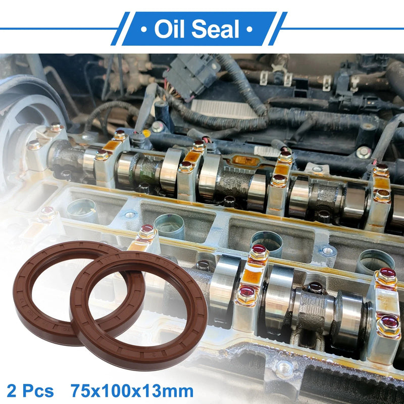 Make Model Oil Seal 75x100x13mm Brown 2 x