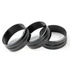 Jeep Wrangler 3 x Black Air Condition Switch Knob Trim Rings (2011-2017)