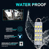 Universal Cars 10pcs LED 12SMD 44mm Dome Light Bulbs