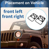 Jeep Gladiator Headlight Trim Bezels (2020-2023)