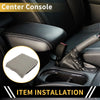 Ford F-150 2015-2020 Microfiber Leather Grey Center Console Cover