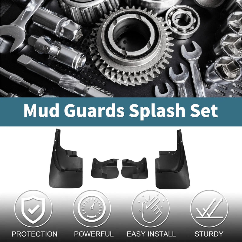 Toyota Land Cruiser FJ200 Mud Flaps Splash Guards 1 Set (2010-2015)