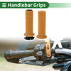 Motorcycle Grips / 7/8" 22mm / Hand Grips Cover Kit TPU Yellow Brown