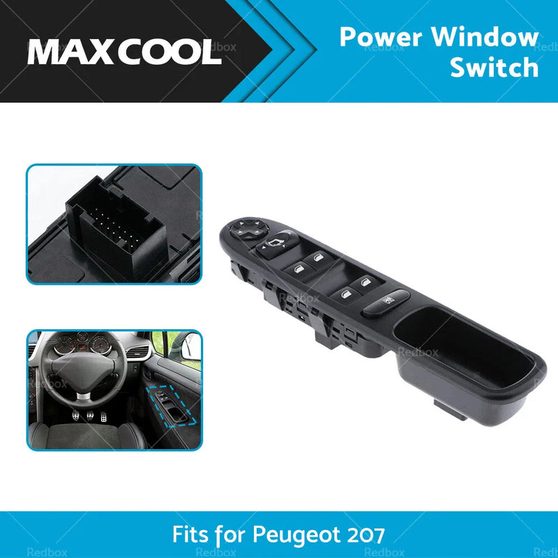 Peugeot 207 Front Right Power Window Switch (2006-2014)