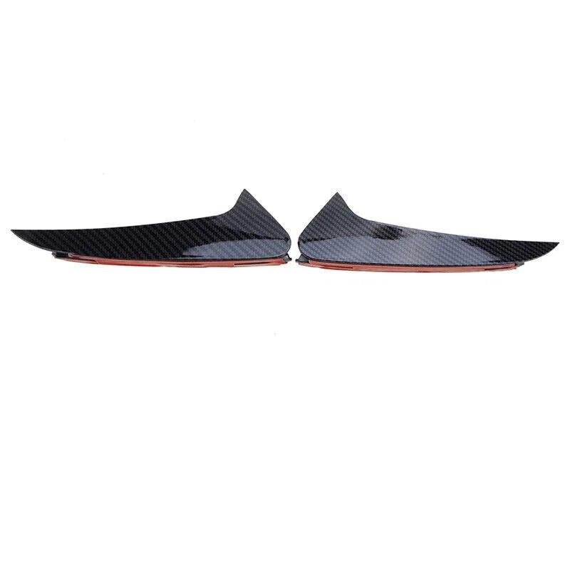 Mercedes Benz C-Class Carbon Black Rear Bumper Spoiler Trim Cover (2015-2021)
