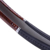 Auto Car SUV Wood Grain Leather Steering Wheel Cover (Fits Most Models)