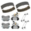 Honda TRX300 Front Brake Wheel Cylinders 2x4 Adjuster Shoes Set