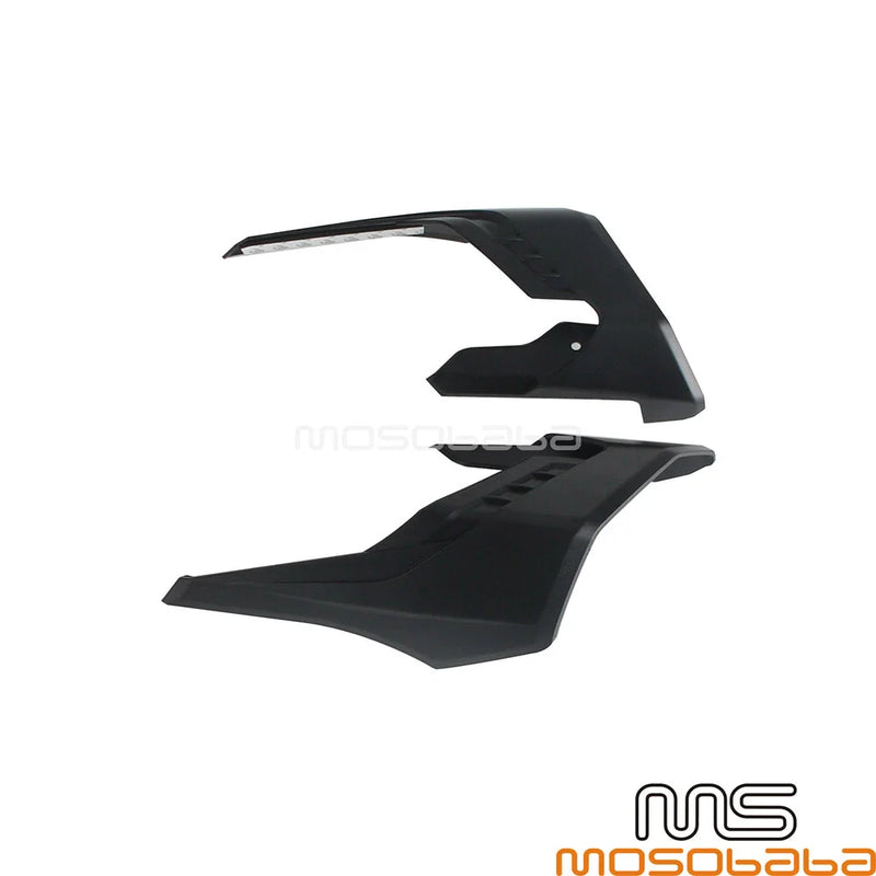 Honda CB650R Black Fairing Winglets  Side Fin Trim Covers (2018-2024)