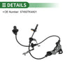 Acura TL ABS Wheel Speed Sensor 1 Pcs (2009-2014)