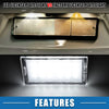 Land Rover LR2 LR3 LR4 White LED License Plate Lights (2008-2016)