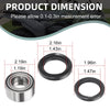 Kawasaki Bayou 300 / 400 4X4 4pcs Front Wheel Bearing & Seal Kit