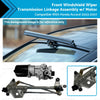 Honda Front Windshield Wiper Linkage Assembly w/ Motor