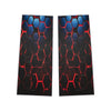 Car Honeycomb Print Door Window Center B-Pillar Covers