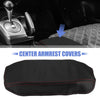 Honda Civic (2006-2011) Black / Red Microfiber Leather Armrest Cover Pad