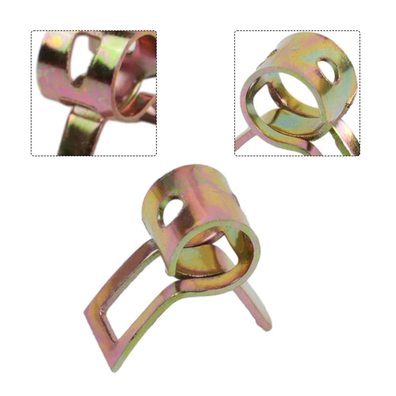80pcs Automotive Vacuum Fuel Hose Pinch Spring Clip Clamp Fastener UK