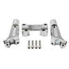 Harley Dyna M8 Softail Street Bob Chrome 6'' Pullback Handlebar Riser (18-21)