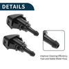 Chrysler Aspen Front Windshield Washer Nozzles (2007-2009)