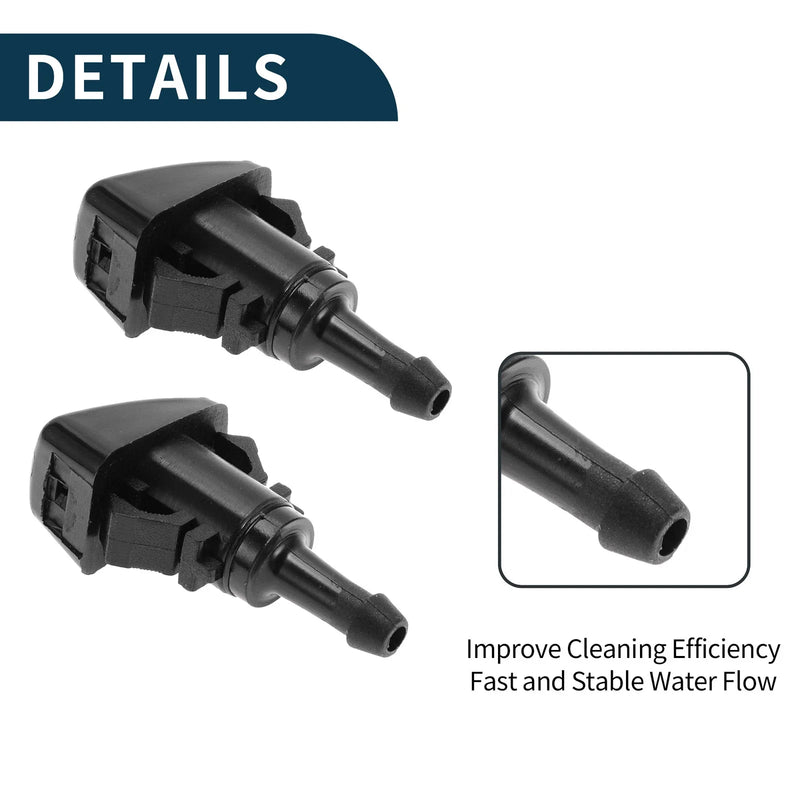 Chrysler Aspen Front Windshield Washer Nozzles (2007-2009)