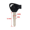 Yamaha Motorbike Scooter 2 x Right Ignition Key Blank Shell Case