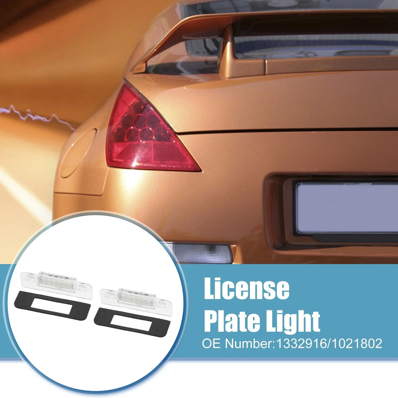 Ford Mondeo 2 x Car LED License Plate Lights (1996-2000)