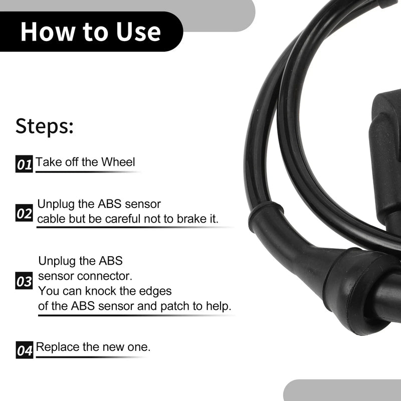 Ford Expedition ABS Wheel Speed Sensor Front Left (1997-2002)