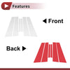 Ford Focus (2019-2023) Silver Tone Door Pillar Window Trim