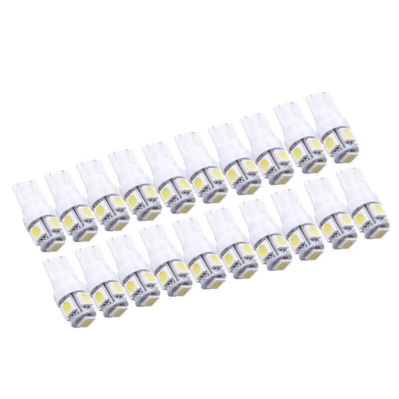 Car () 20 x White T10 Wedge Canbus ERROR FREE LED Light Bulbs
