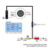 Car Camera Signal Harness / 4-Pin / Car Male To CVBS Female